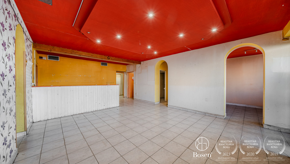 Nebytový priestor pre podnikanie v pôvodnom stave, Staré mesto, Mozartova, 134,04 m²