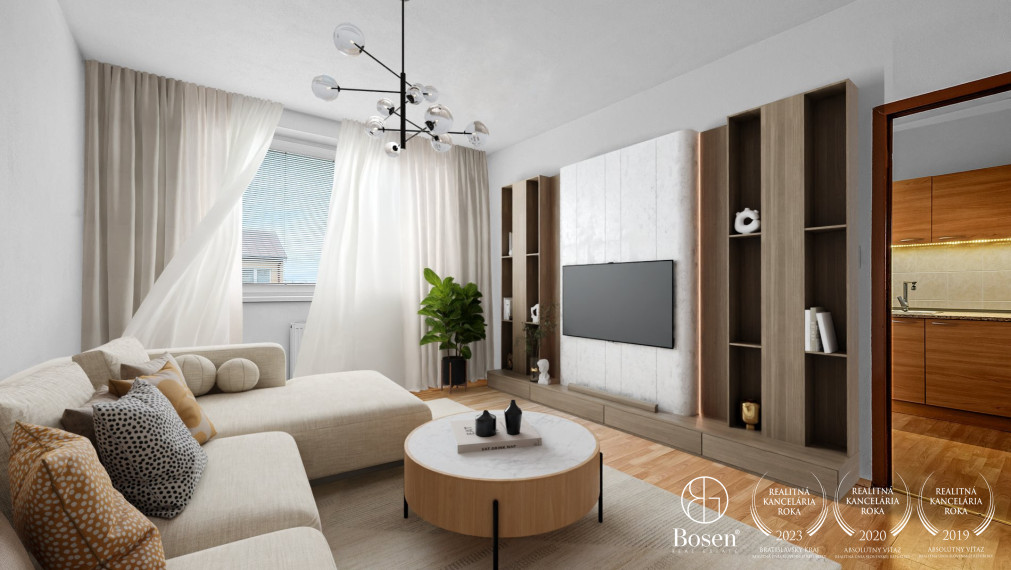 BOSEN  |  Rezervované, 3 - izbový byt v Batizovciach, 72 m2