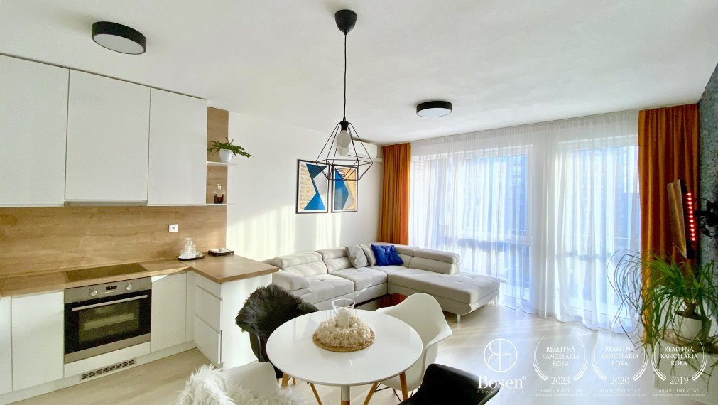 PRENAJATÉ: BOSEN | NUPPU - Zariadený 2kk byt v novostavbe NUPPU, Ružinov