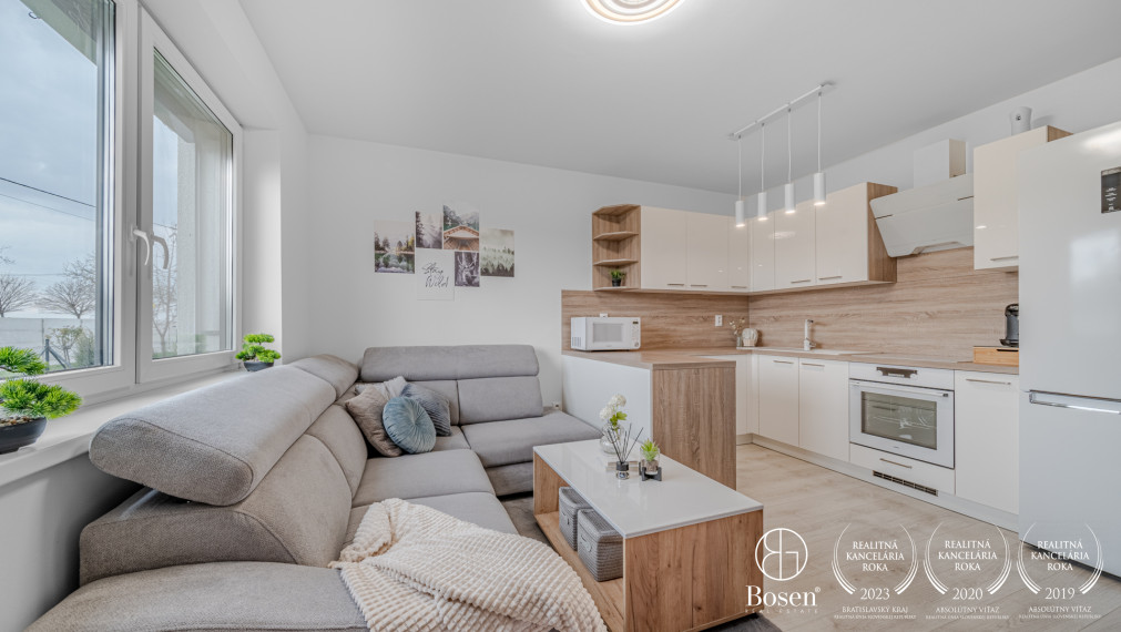 BOSEN | 3 izbový byt s predzáhradkou v súkromnom areáli, Vojka nad Dunajom, 60 m2