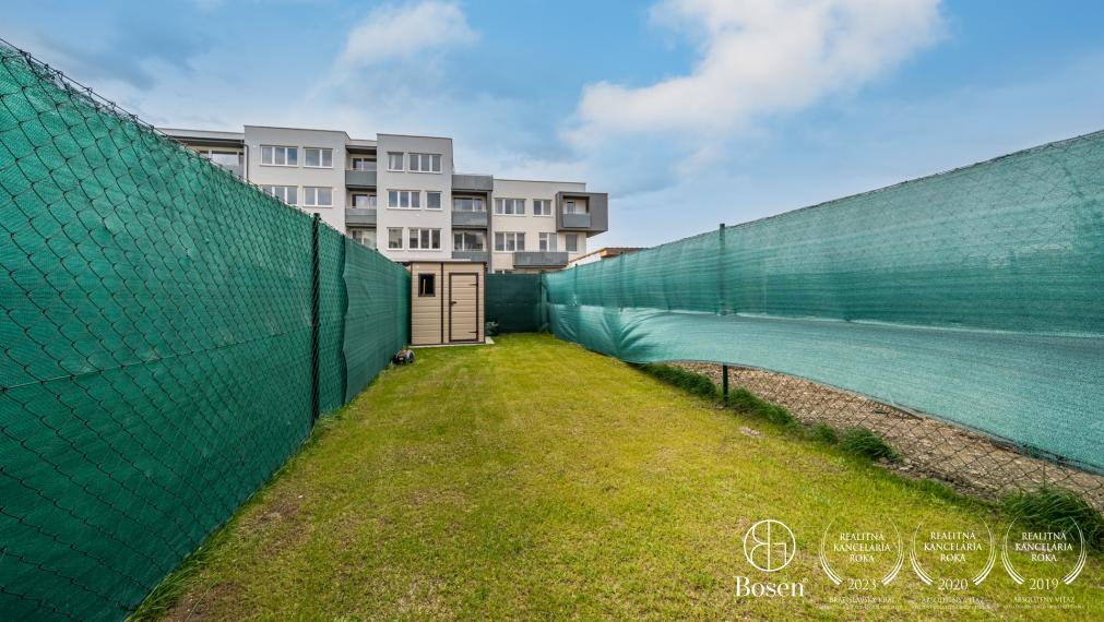 REZERVOVANÉ - BOSEN | 1 izbový byt s predzáhradkou, Miloslavov