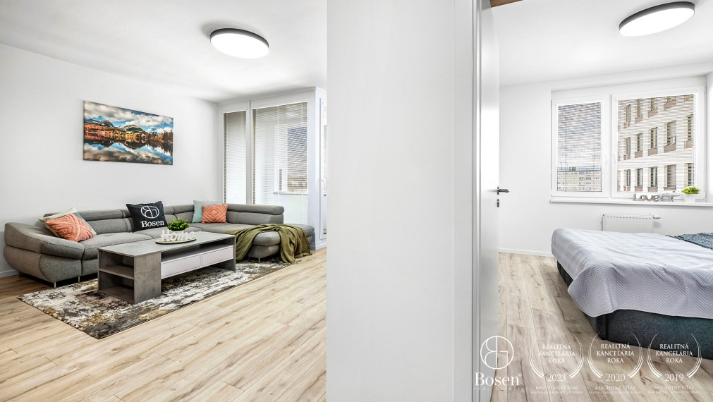 BOSEN | Zariadený 2-izbový byt s balkónom na prenájom