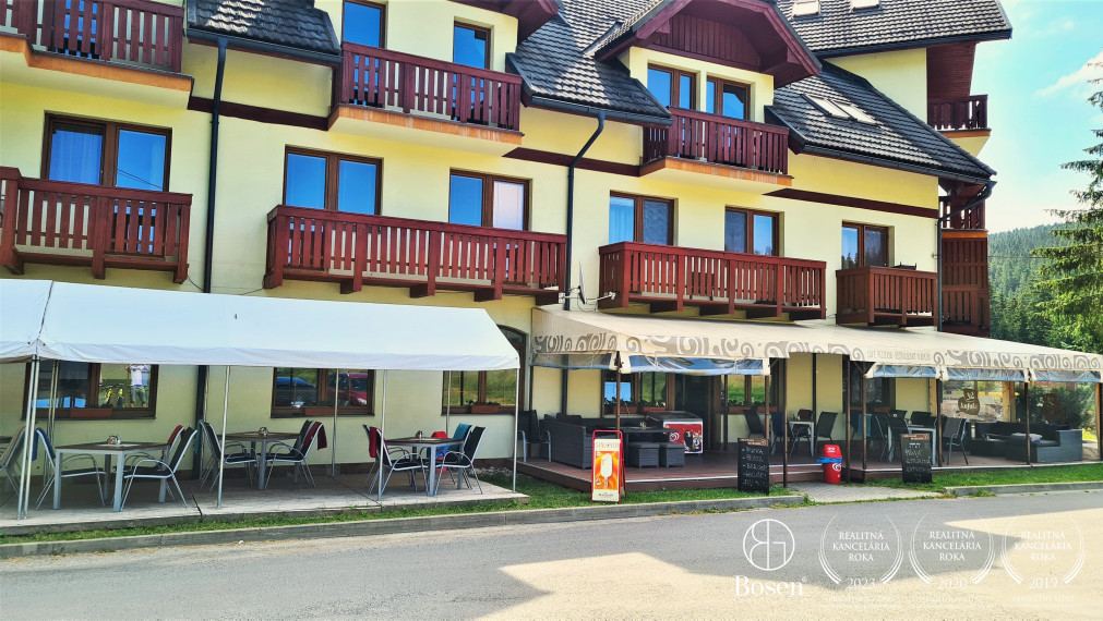 BOSEN | PREDANÉ | Na predaj reštaurácia, sklad a 2 izbový byt v AD Kamzík Donovaly