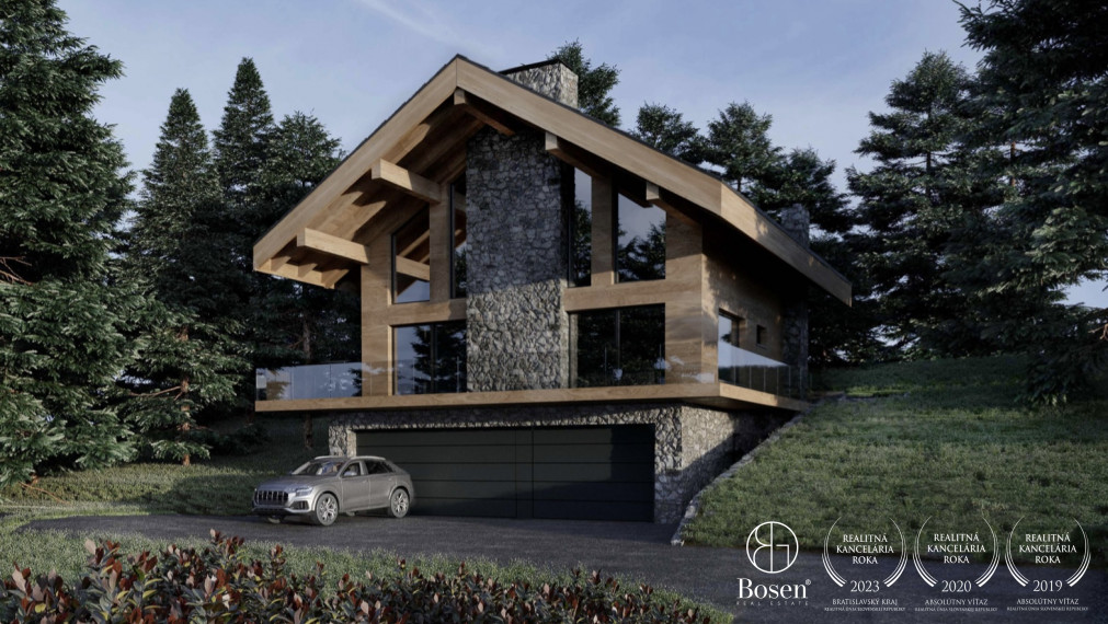 BOSEN | STAVEBNÝ POZEMOK S PROJEKTOM CHALETU – MÝTO POD ĎUMBIEROM, LOKALITA FONGRUB