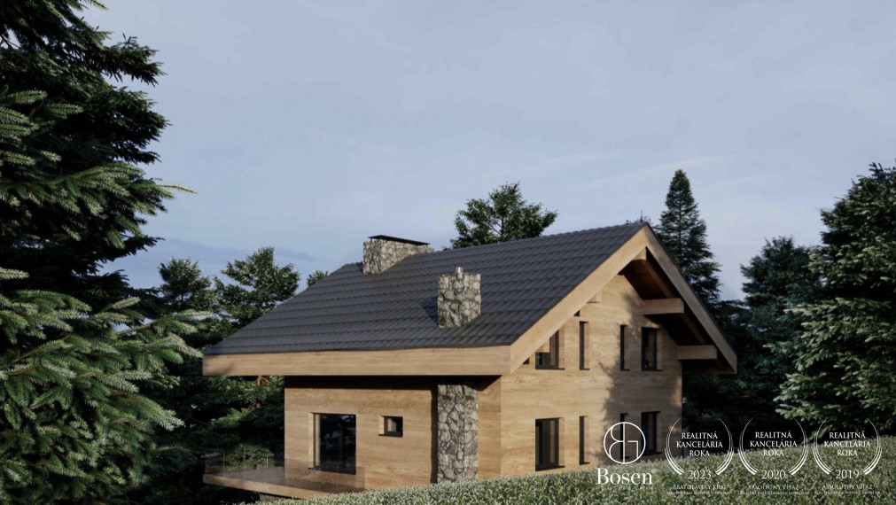 BOSEN | STAVEBNÝ POZEMOK S PROJEKTOM CHALETU – MÝTO POD ĎUMBIEROM, LOKALITA FONGRUB
