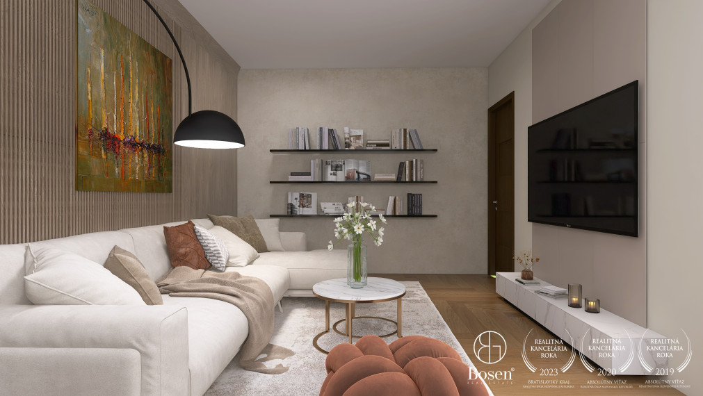 BOSEN | REZERVOVANÉ- Priestranný 2 izbový byt s balkónom v pôvodnom stave