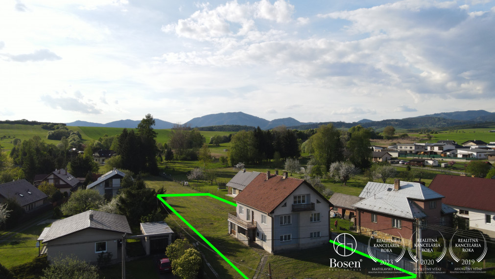 BOSEN | REZERVOVANÝ_ Rodinný dom so záhradou, Liptovská Ondrašová, 1300 m² pozemok
