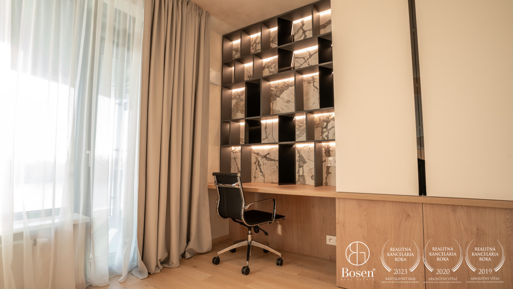 Bosen | Dizajnovo riešený 3-izbový byt s loggiou a výhľadom na Dunaj – Eurovea Riverside, 102,98m²