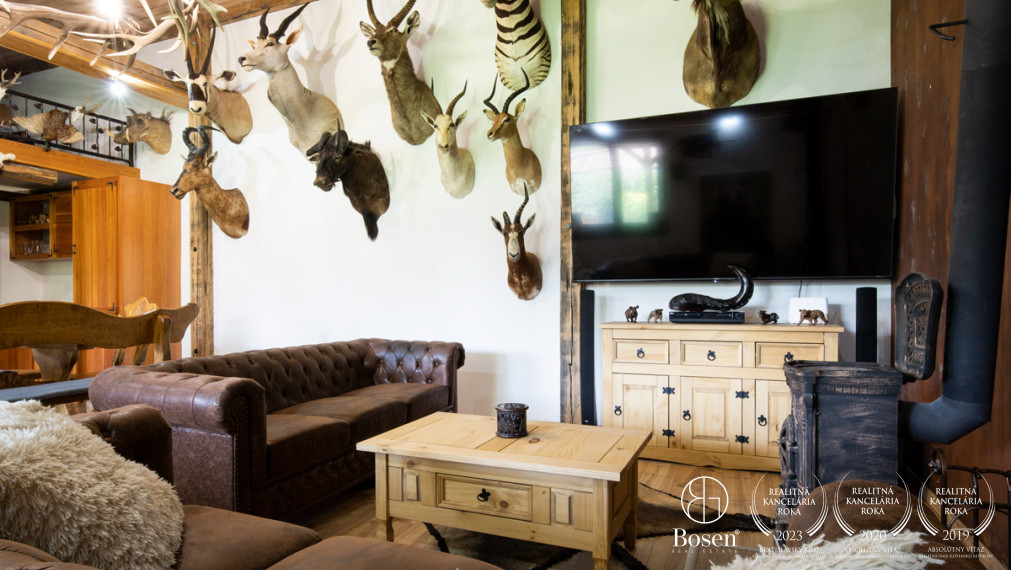BOSEN | Na predaj poľovnícky dom premenený na Rodinný dom v srdci prírody – Dolný Štál