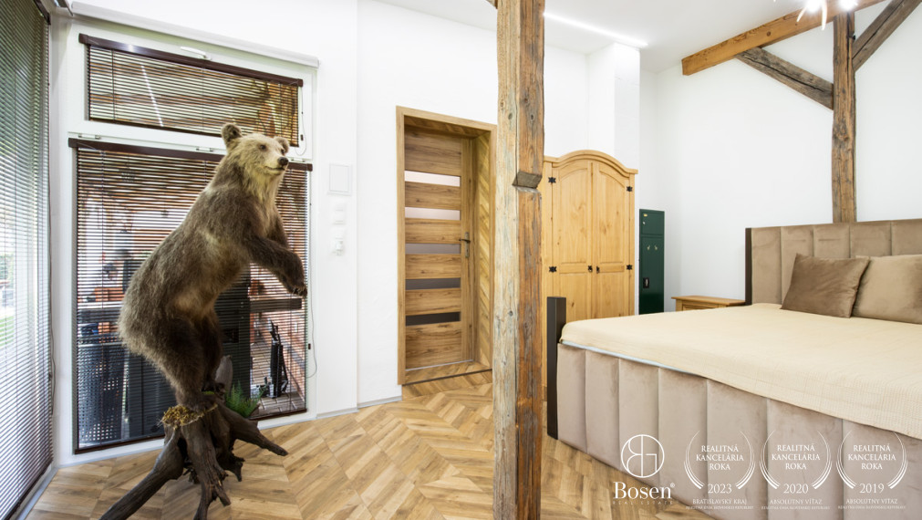 BOSEN | Na predaj poľovnícky dom premenený na Rodinný dom v srdci prírody – Dolný Štál