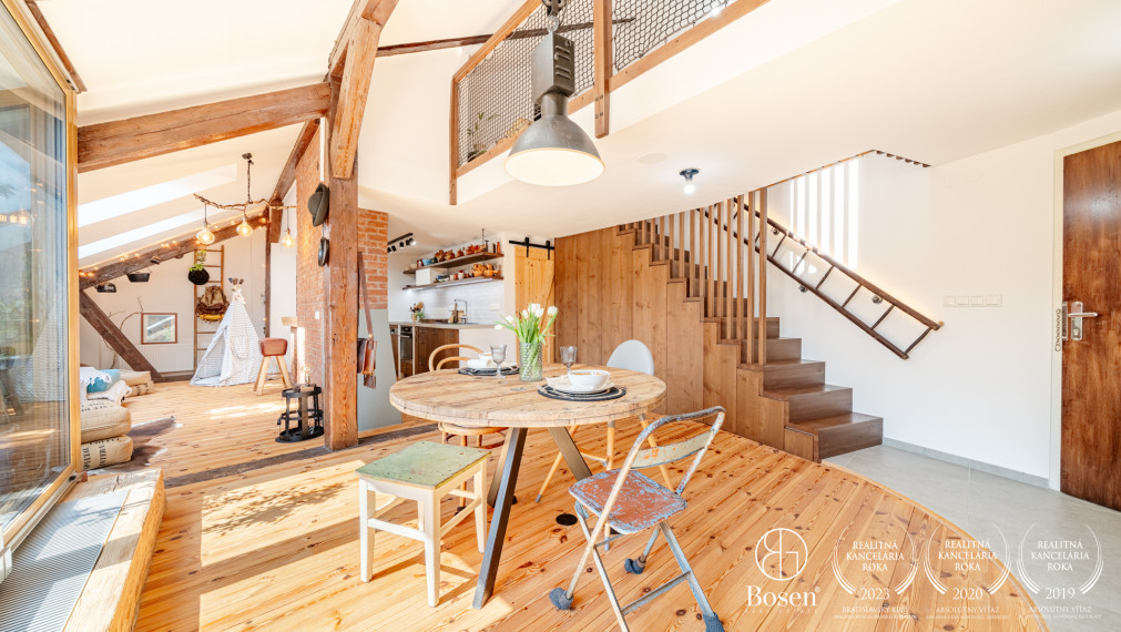 BOSEN |  4 izb. mezonet s terasou a výnimočným interiérom, Staré Mesto, Kozia ul., 126 m2