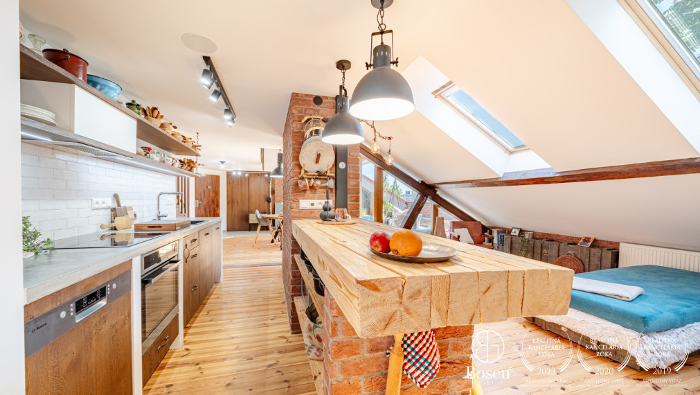 BOSEN |  4 izb. mezonet s terasou a výnimočným interiérom, Staré Mesto, Kozia ul., 126 m2