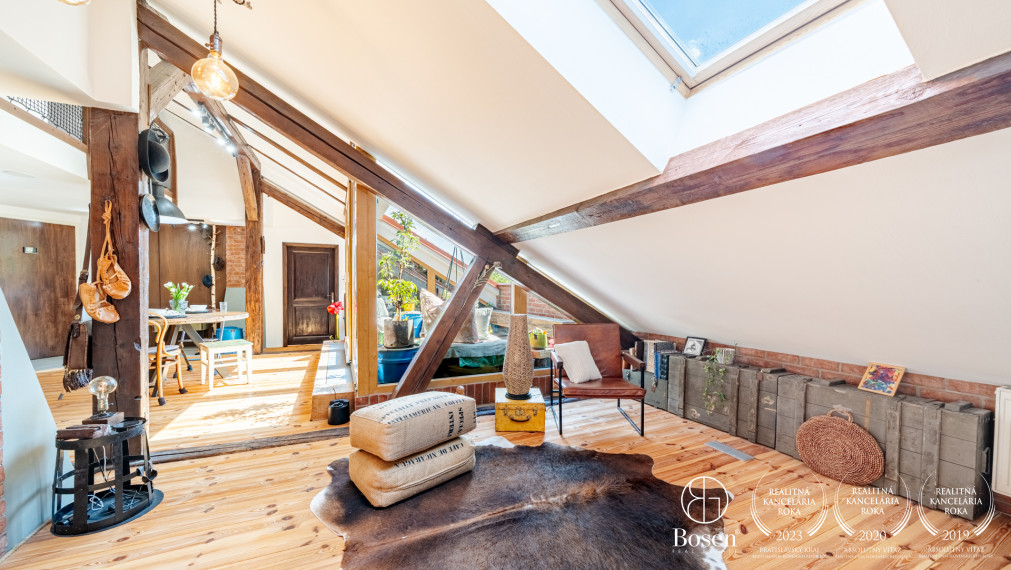 BOSEN |  4 izb. mezonet s terasou a výnimočným interiérom, Staré Mesto, Kozia ul., 126 m2