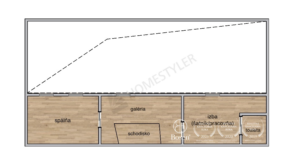 BOSEN |  4 izb. mezonet s terasou a výnimočným interiérom, Staré Mesto, Kozia ul., 126 m2