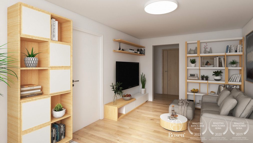 BOSEN | PREDANÉ | Kompletne zrekonštruovaný 3 izbový byt, Ružinov