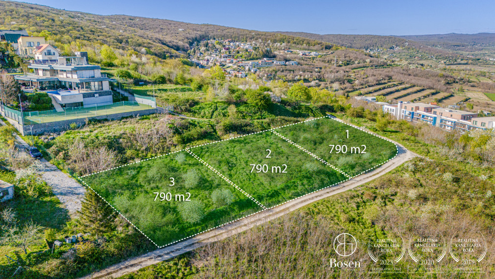 BOSEN | Pozemky s krásnymi výhľadmi na Kolibe, od 790 m2