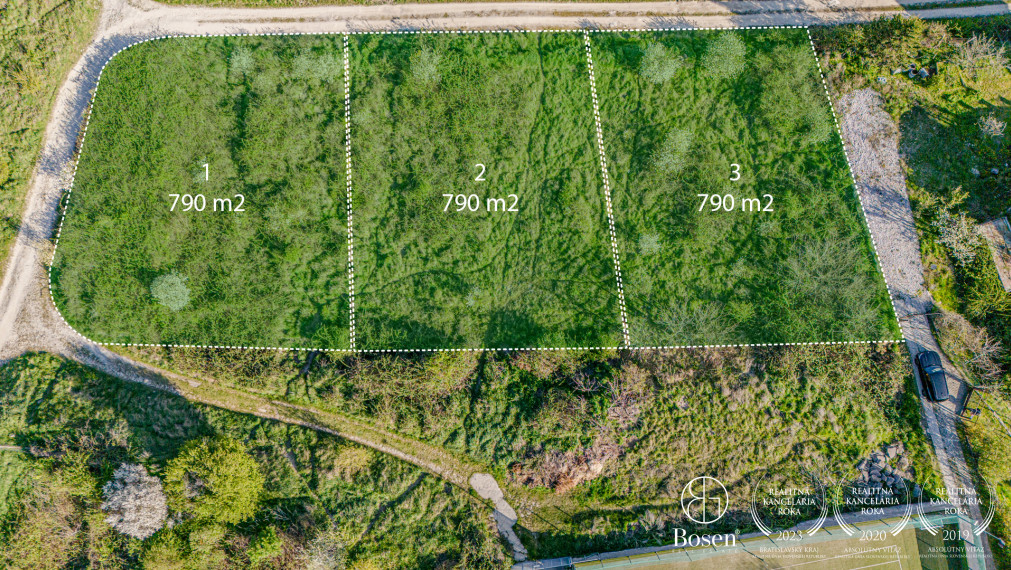 BOSEN | Pozemky s krásnymi výhľadmi na Kolibe, od 790 m2