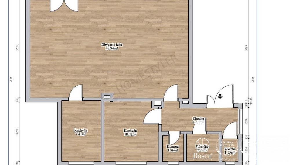 BOSEN| Na predaj 3-izbový rodinný dom so záhradou  Suchá nad Parnou, okres