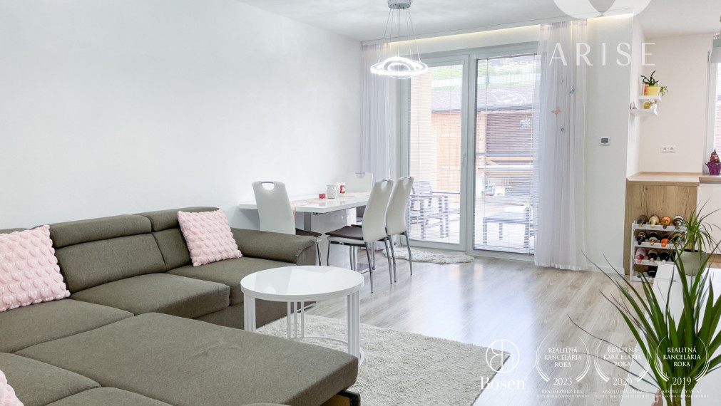 Na predaj novostavba 3-izbového bytu s pozemkom v Malých Bieliciach