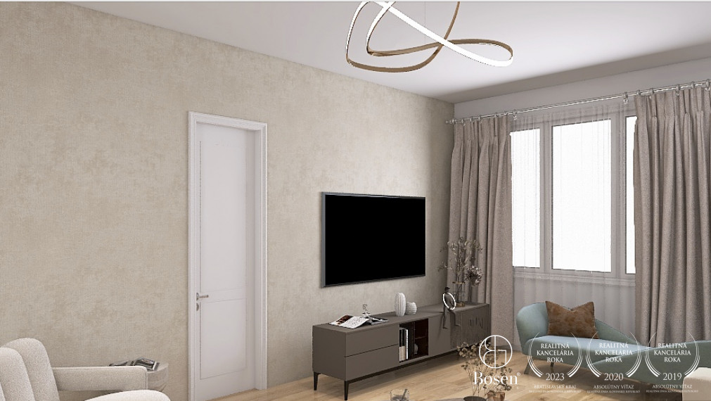 BOSEN | Priestorovo veľkorysý 4 izbový byt, pôvodný stav, Palisády - BA, 163 m2