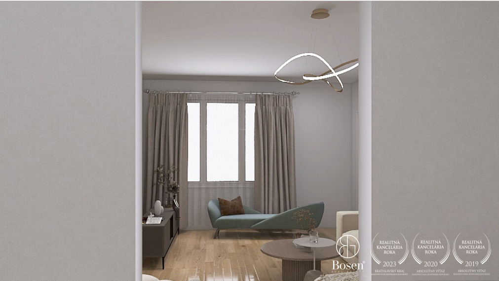 BOSEN | Priestorovo veľkorysý 4 izbový byt, pôvodný stav, Palisády - BA, 163 m2