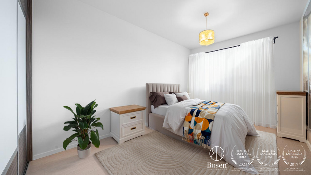 PREDANÉ: BOSEN | 2,5kk byt s pracovňou v projekte Ship House, Ružinov