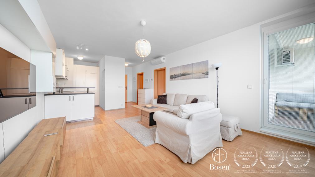 BOSEN | PRENAJATÉ 2izb byt, lodžia, parkovanie, pivnica, Petržalka, 57m2