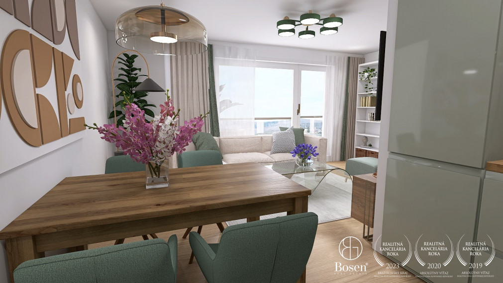 PREDANÉ: BOSEN | 2kk byt v novostavbe NOEMIS s najkrajším výhľadom
