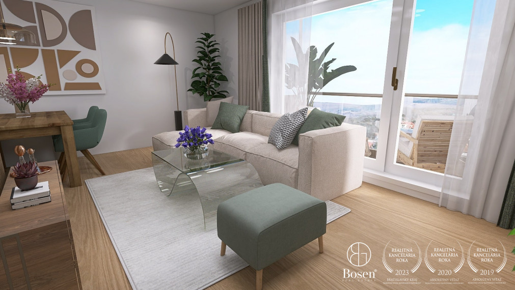 PREDANÉ: BOSEN | 2kk byt v novostavbe NOEMIS s najkrajším výhľadom