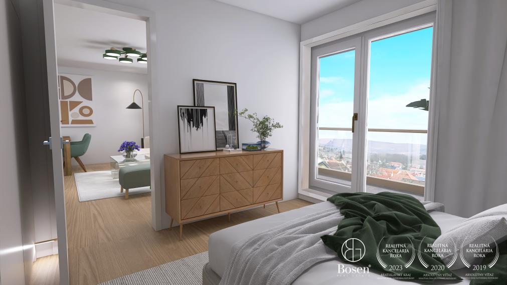 PREDANÉ: BOSEN | 2kk byt v novostavbe NOEMIS s najkrajším výhľadom