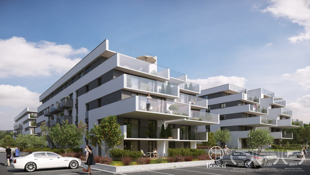 BOSEN |  3 izbový nový byt 90m s veľkou terasou