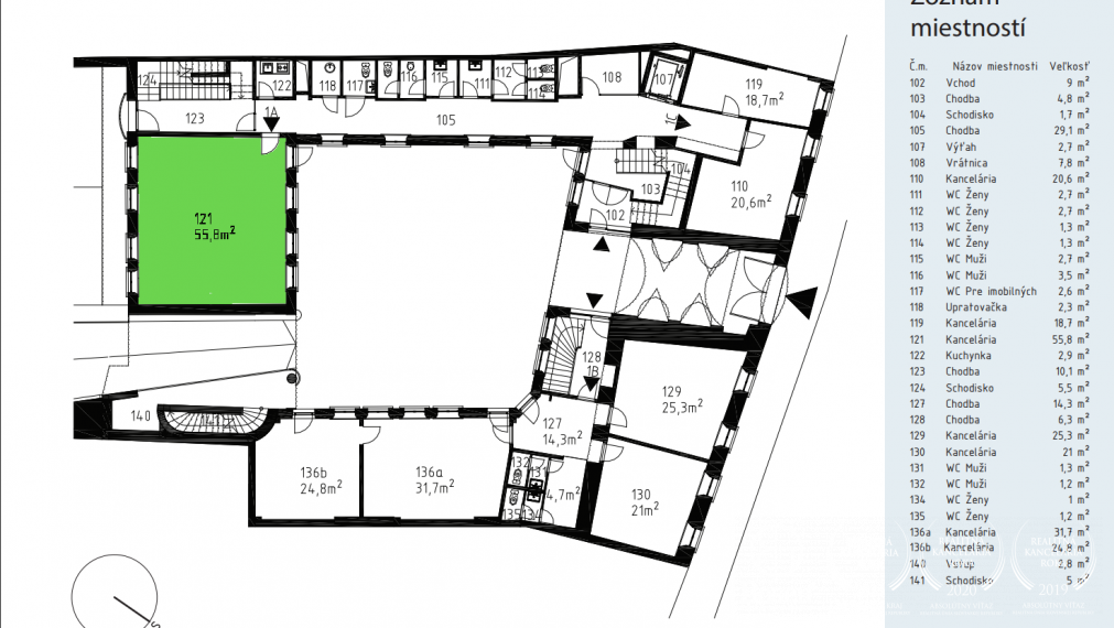 BOSEN | Rezervované-Prenájom kancelárskych priestorov na Panenskej ulici - Staré Mesto, Bratislava