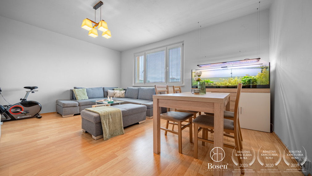 BOSEN | rezervované 4 izbový byt s výhľadom Petržalka, 73 m2
