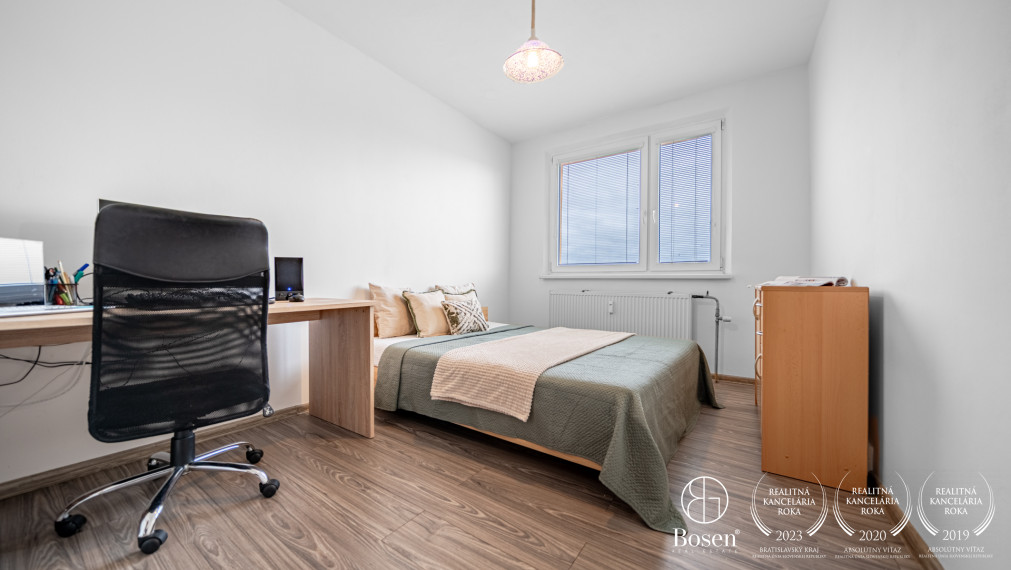 BOSEN | rezervované 4 izbový byt s výhľadom Petržalka, 73 m2