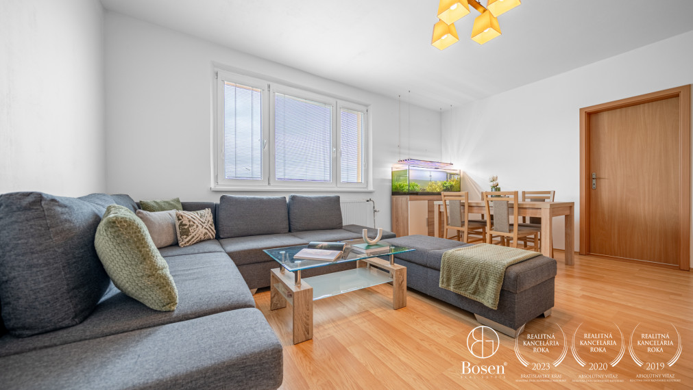 BOSEN | rezervované 4 izbový byt s výhľadom Petržalka, 73 m2