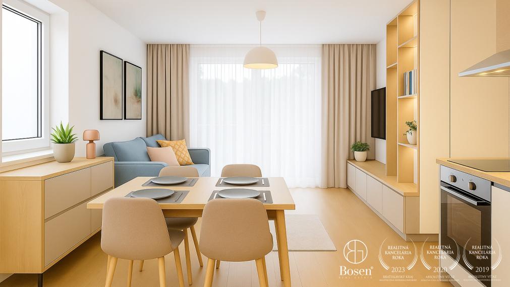 BOSEN I Novostavba veľkometrážny 4 izb. byt 104m2 s pozemkom