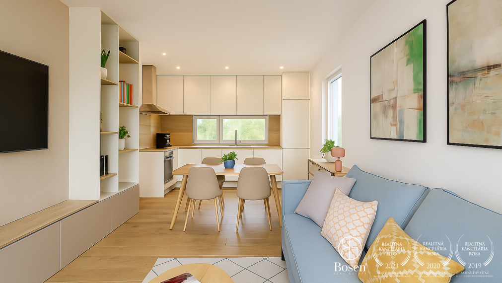 BOSEN I Novostavba veľkometrážny 4 izb. byt 104m2 s pozemkom