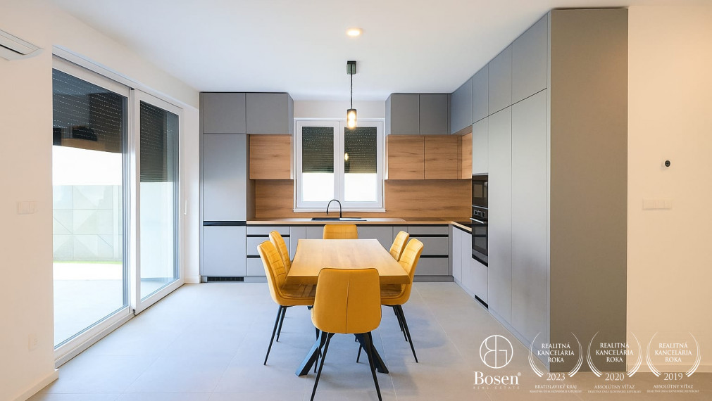 BOSEN | Na prenájom štýlový 4-izbový byt s garážou, terasou a záhradou v lokalite Florida Park, Dunajská Streda