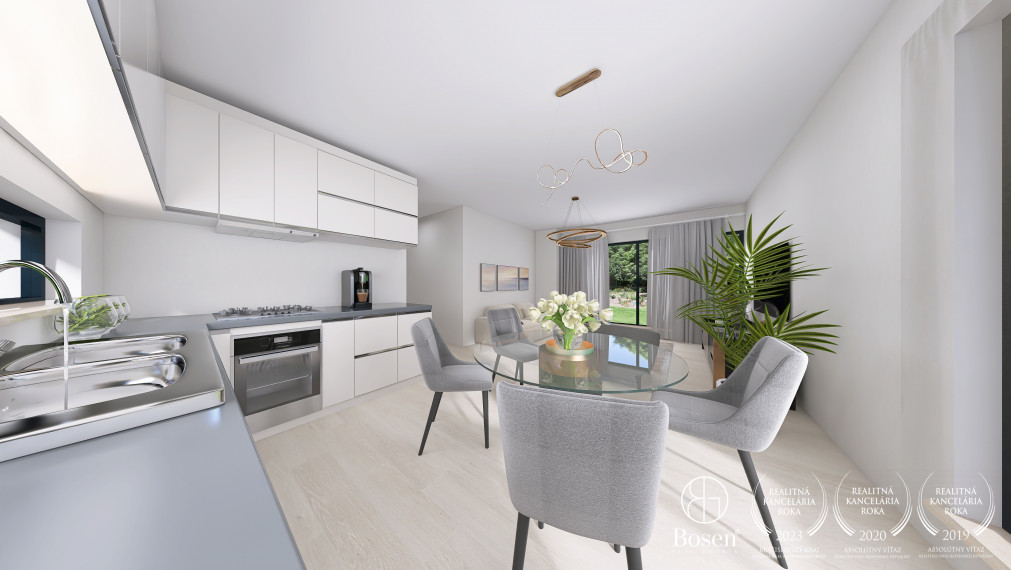 BOSEN | VO VÝSTAVBE - 4 izbový mezonet s pozemkom, Záhorská Bystrica