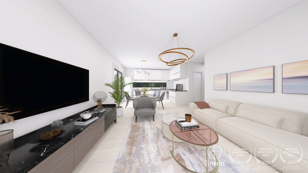 BOSEN | VO VÝSTAVBE - 4 izbový mezonet s pozemkom, Záhorská Bystrica