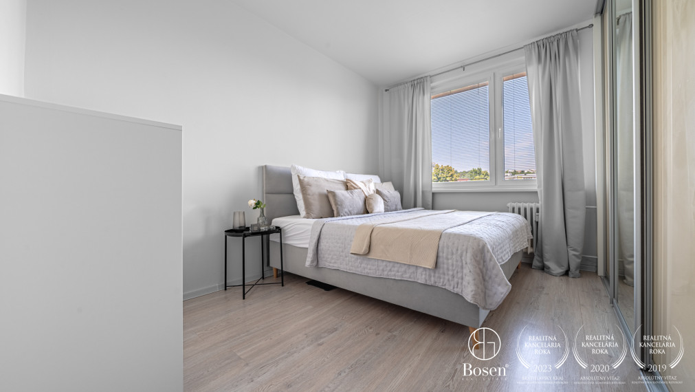 PREDANÉ - BOSEN | Vkusný 3-izbový byt s loggiou po rekonštrukcii, Karloveská ulica - BA, 70 m2