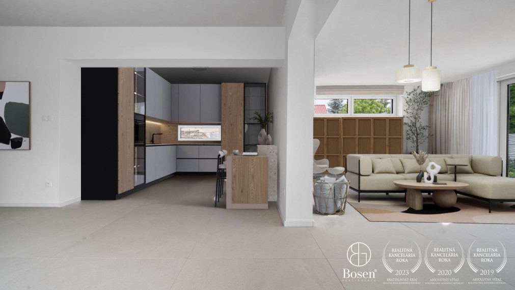 BOSEN | 4 izbový rodinný dom v štandarde, 430 m2 pozemok, Záhorská Bystrica