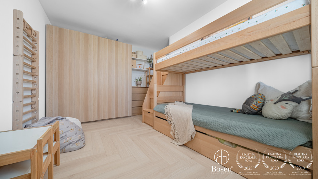 PREDANÉ - BOSEN | Harmonický 3-IZBOVÝ byt s priestranným balkónom, Projekt RINZLE – KADNÁROVÁ, BA - Rača, 76 m2