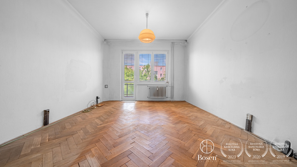 BOSEN | REZERVOVANÉ Priestranný 3-izbový byt s balkónom, Trebišovská, Ružinov, 84m2