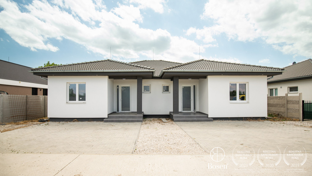 BOSEN | Novostavba 4-izbového dvojdomu v obci Veľké Dvorníky s výbornou dostupnosťou do Dunajskej Stredy aj na R7