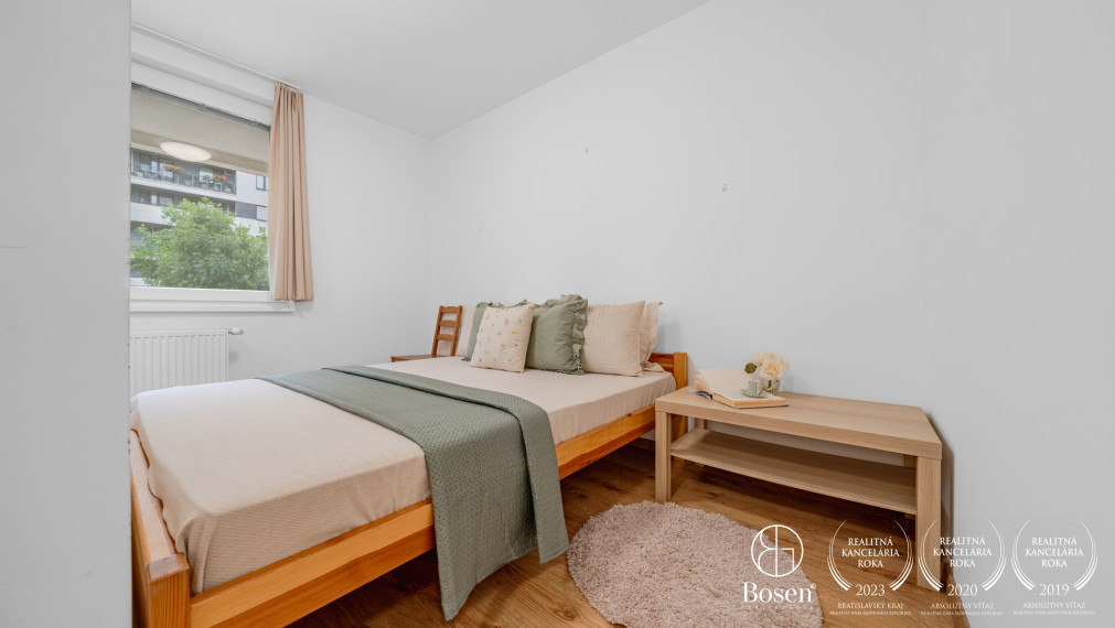 Bosen | Útulný a kompletne zariadený 1-izbový byt s terasou v projekte Arboria - Trnava