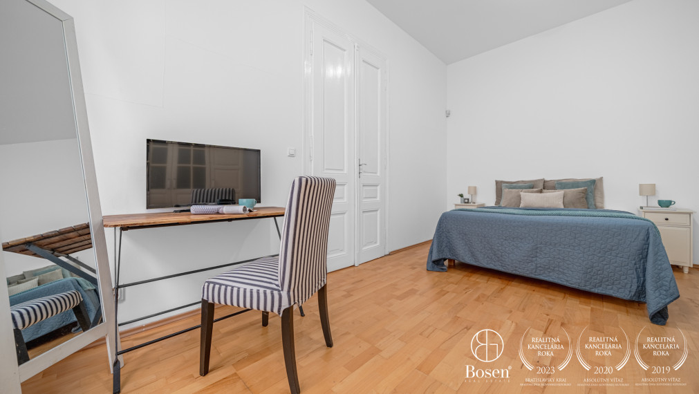 Bosen | Komfortný 2-izbový byt v srdci Starého Mesta – Sládkovičova ulica, 72 m²