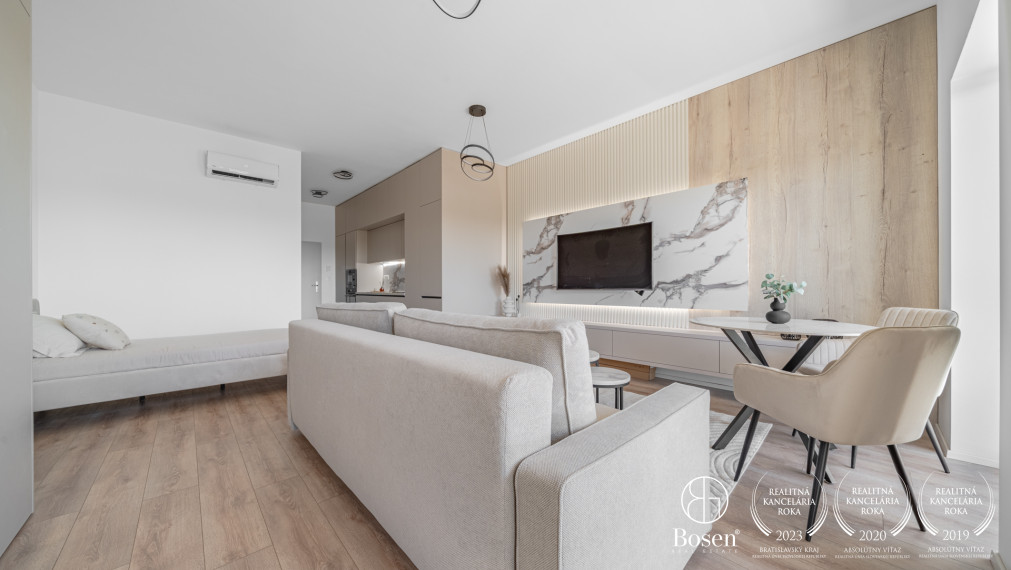 BOSEN | dizajnový kompletne zariadený 1 izbový byt v novostavbe - Podunajské Biskupice