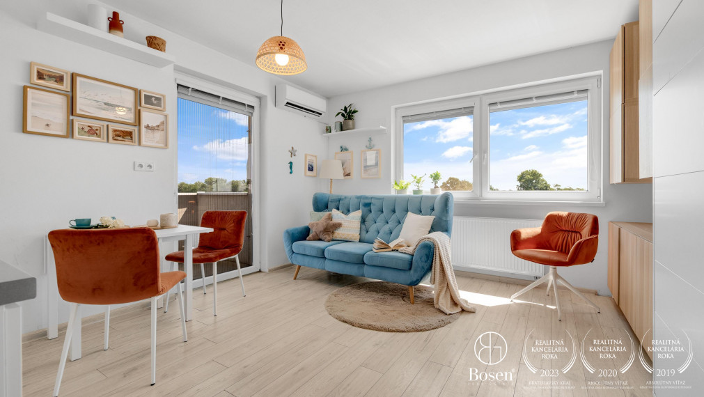REZERVOVANÉ: BOSEN | Zariadený 1 izb. byt, Nová dedinka, 28 m2