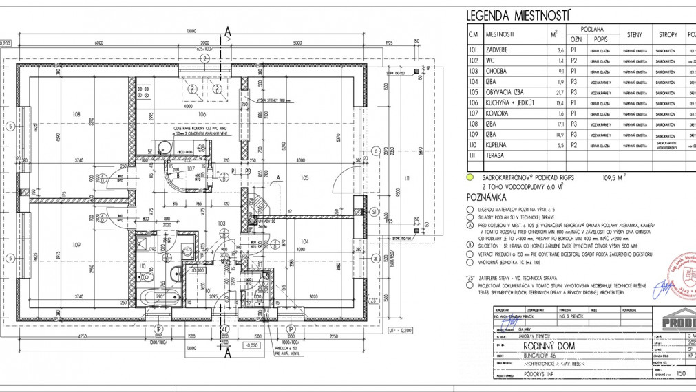 BOSEN | Novostavba 4 izbového rodinného domu v obci Gajary